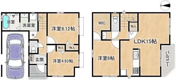 高槻市唐崎西２丁目の新築一戸建