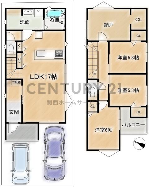 高槻市氷室町５丁目の新築一戸建