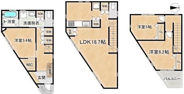 高槻市芝生町１丁目の中古一戸建