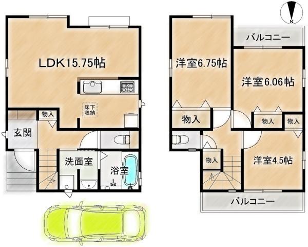 高槻市柱本新町の新築一戸建