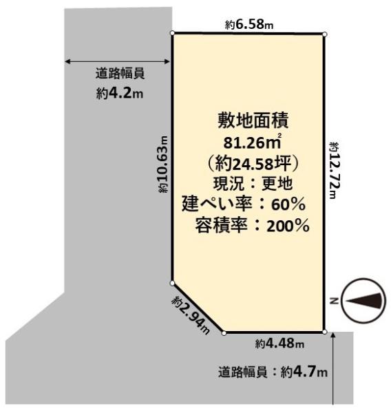 高槻市野田４丁目の売土地