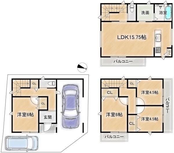高槻市大冠町２丁目の売土地