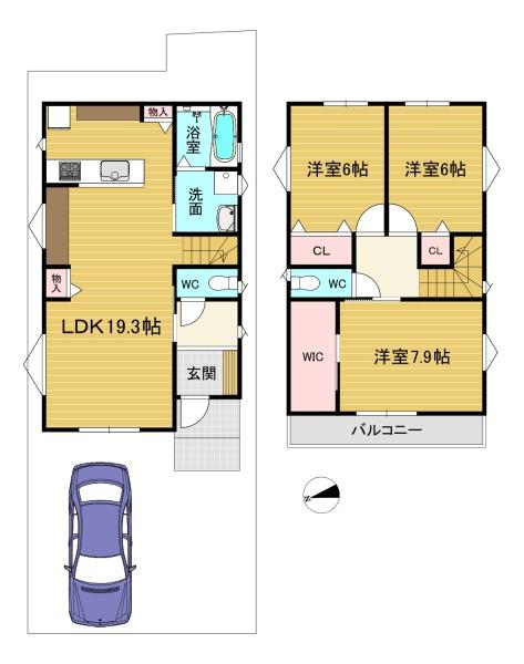 高槻市柱本新町の売土地