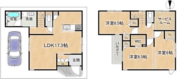 高槻市明野町の土地