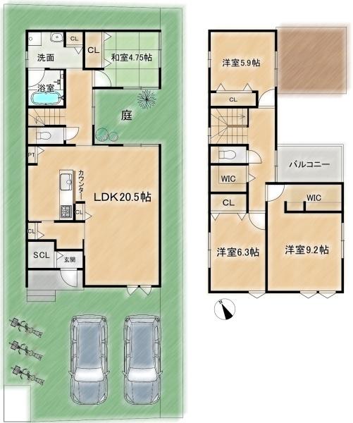 高槻市郡家本町の新築一戸建