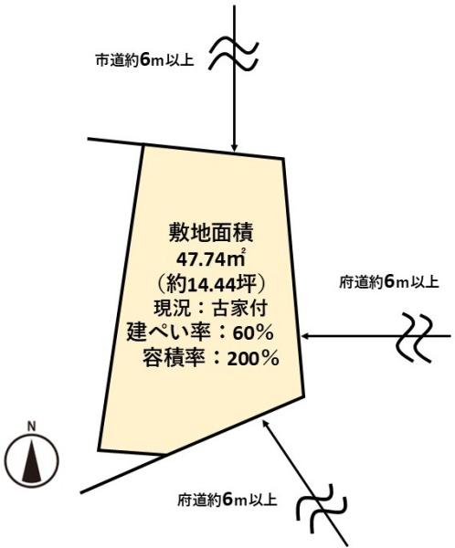 高槻市西冠３丁目の売土地