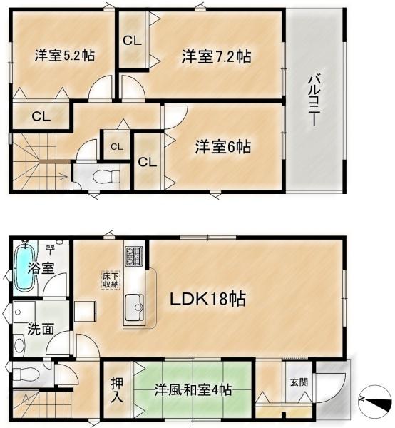 高槻市野田１丁目の新築一戸建