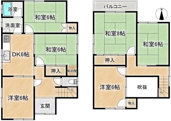 高槻市川添１丁目の中古一戸建