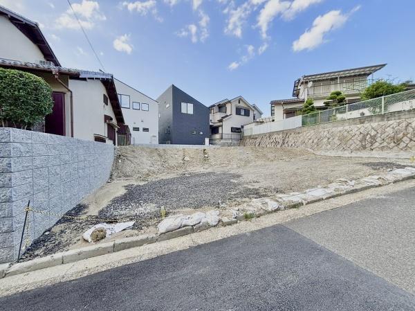 高槻市真上町5丁目の土地(現地土地写真)