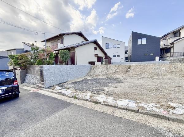 高槻市真上町5丁目の土地(現地土地写真)