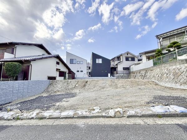 高槻市真上町5丁目の土地(現地土地写真)