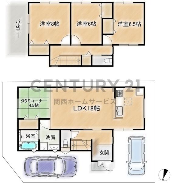 高槻市日吉台七番町の新築一戸建