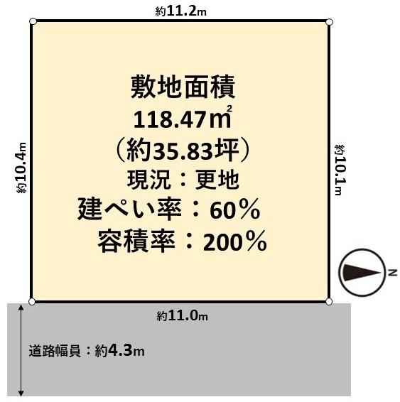 高槻市本町の売土地