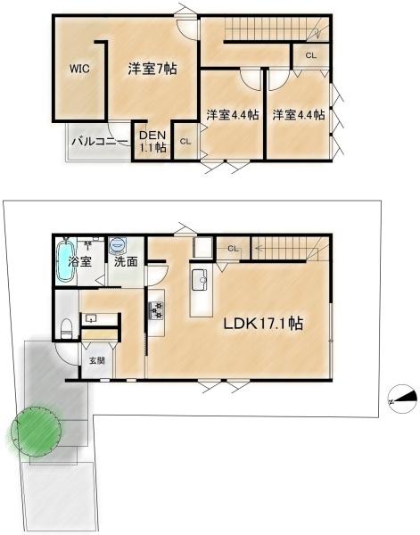 高槻市日吉台三番町の新築一戸建