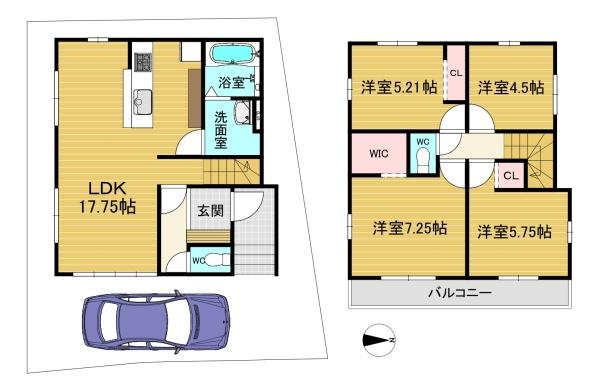 高槻市東五百住町２丁目の新築一戸建