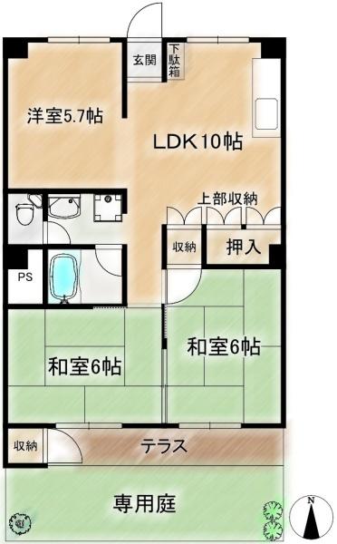 ネオライフマンション高槻　1階部分