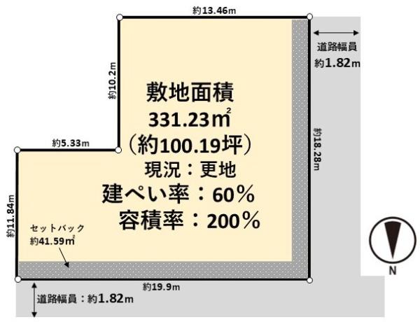 高槻市唐崎中１丁目の売土地