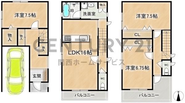 高槻市津之江町３丁目の新築一戸建