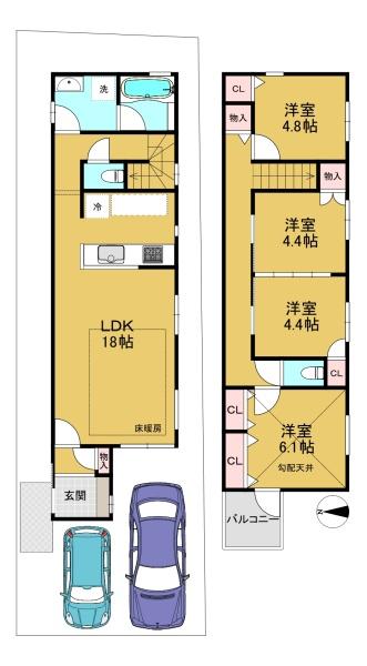 高槻市柳川町２丁目の新築一戸建