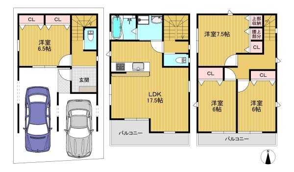 高槻市西冠３丁目の新築一戸建