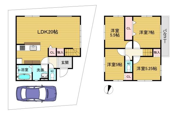 高槻市下田部町２丁目の新築一戸建