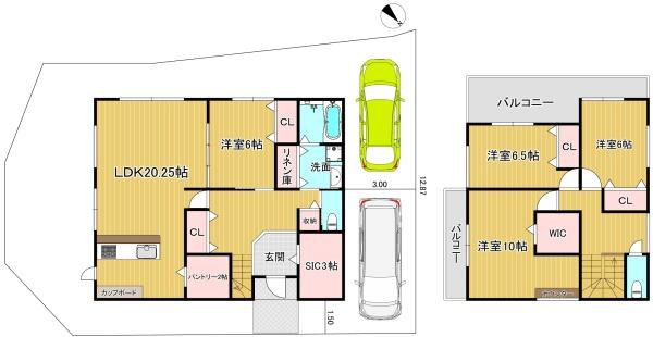高槻市南平台２丁目の売土地