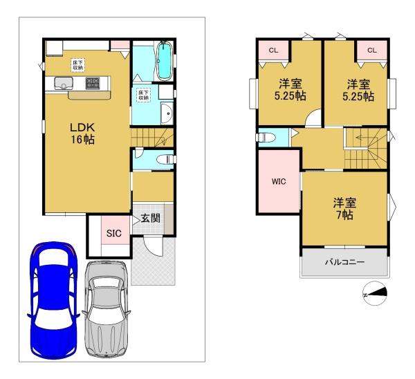 高槻市東上牧２丁目の新築一戸建