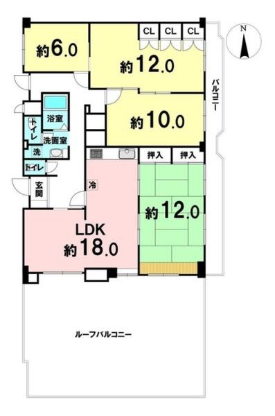 メゾン高槻古曽部　5階部分