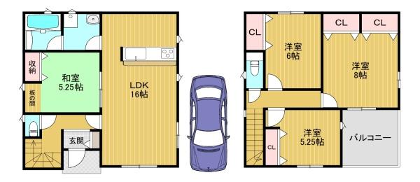 高槻市唐崎中１丁目の新築一戸建