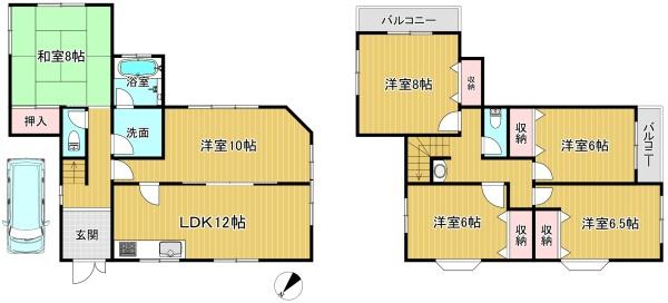 高槻市奈佐原元町の中古一戸建て
