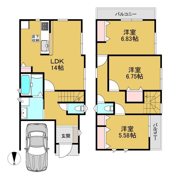 高槻市大和１丁目の新築一戸建