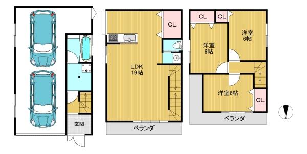 高槻市春日町の中古一戸建