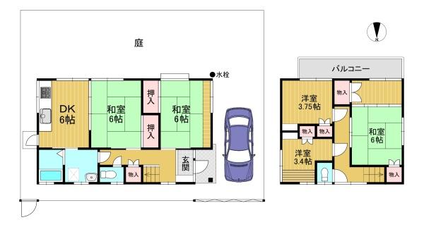 高槻市松が丘４丁目の中古一戸建