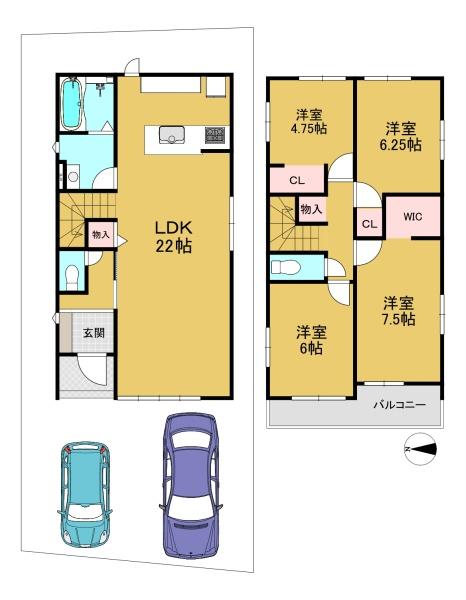 高槻市富田町５丁目の新築一戸建