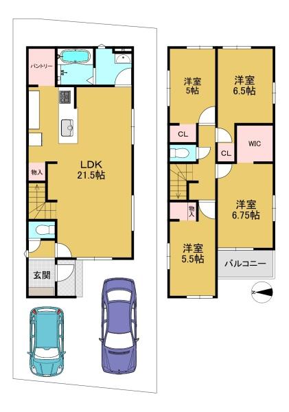 高槻市富田町５丁目の新築一戸建