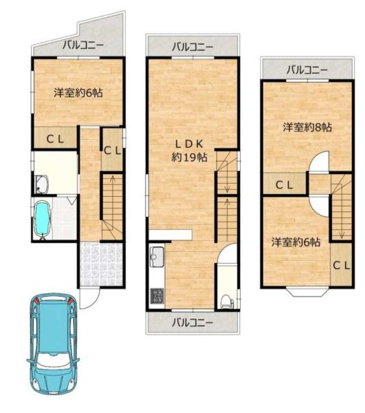 高槻市北昭和台町の中古一戸建