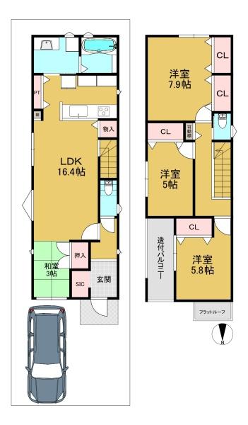 高槻市上本町の土地