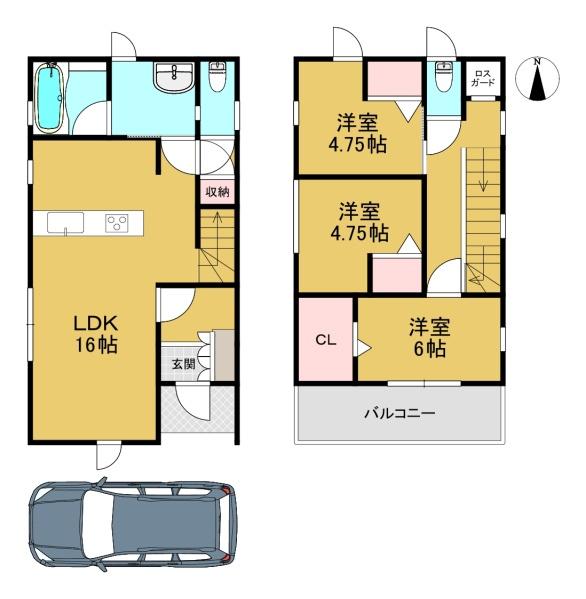 高槻市下田部町２丁目の中古一戸建