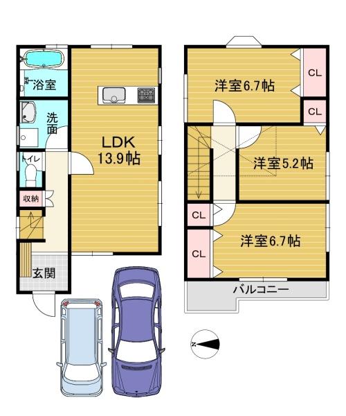 高槻市津之江町３丁目の中古一戸建