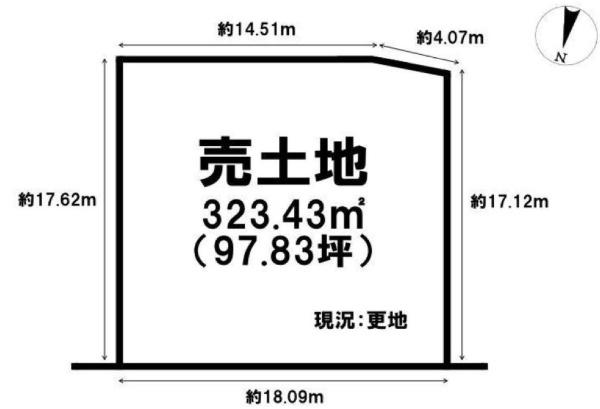高槻市日吉台二番町の売土地