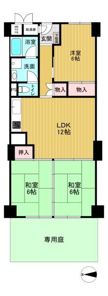 日商岩井高槻マンション　5階部分
