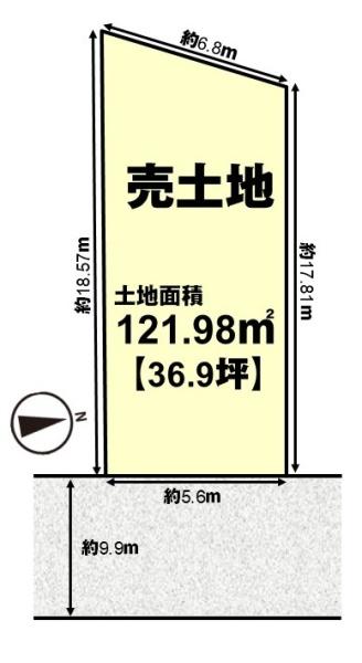 高槻市塚原２丁目の売土地