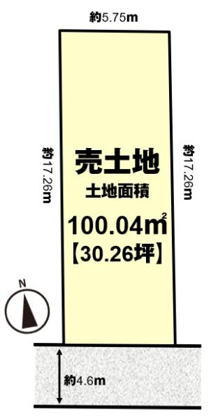 高槻市上本町の売土地