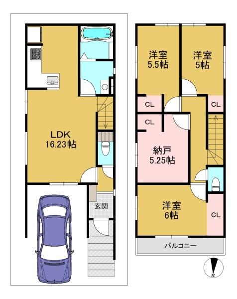 高槻市西冠１丁目の新築一戸建