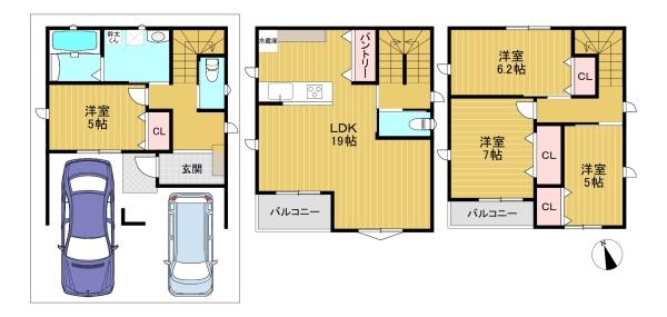 高槻市淀の原町の新築一戸建