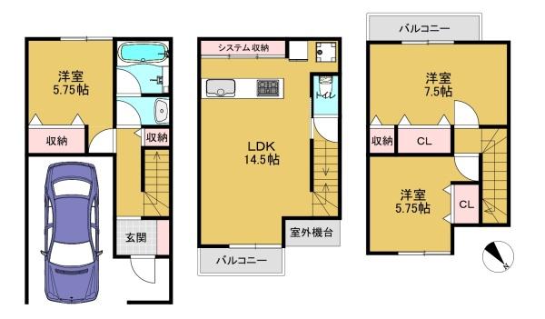 高槻市上牧南駅前町の中古一戸建
