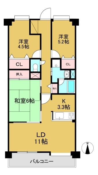 エンゼルハイム高槻松が丘　1階部分