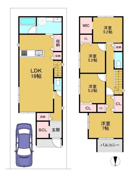高槻市日吉台六番町の新築一戸建