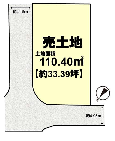 高槻市東上牧2丁目の売土地