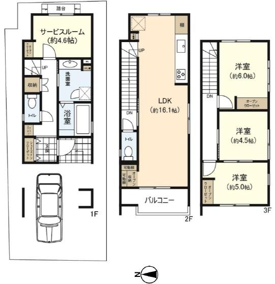 高槻市桜ケ丘北町の新築一戸建